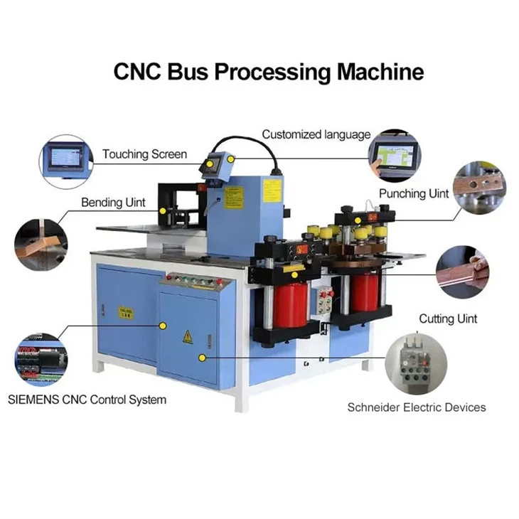 Busbar Cutting And Punching Machine